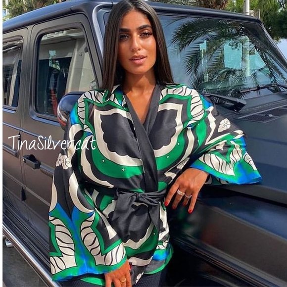 Zara Printed Shorts Sz XS NWT - Picture 11 of 16